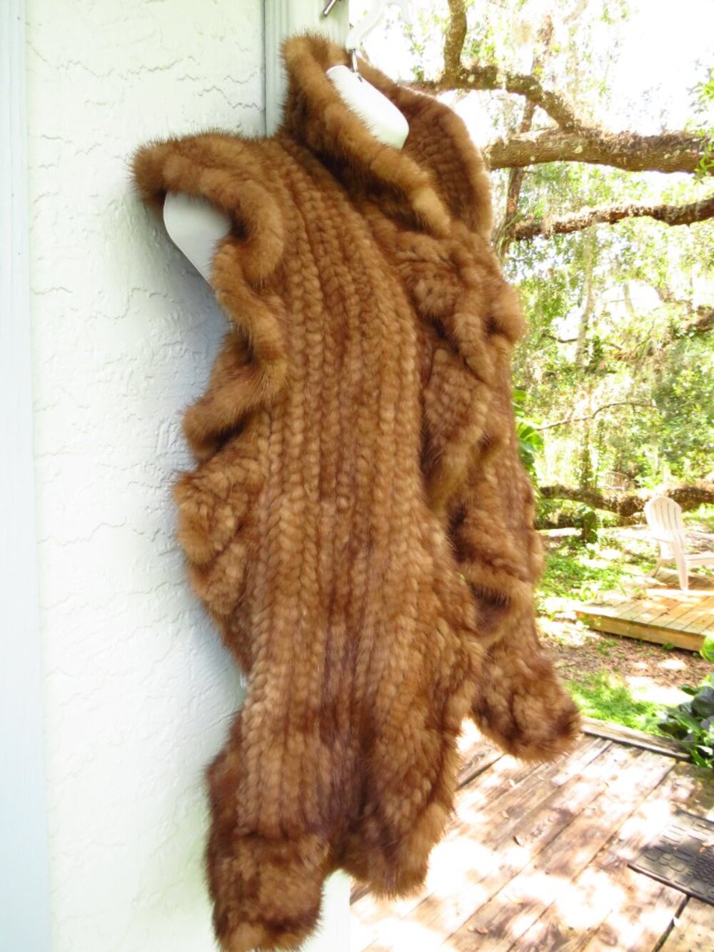 Linda Richards Luxury Fur Stole Genuine Fur - Picture 3 of 15